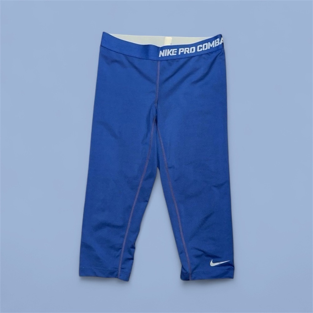 Nike Pro Women’s Compression Leggings Blue size Medium M